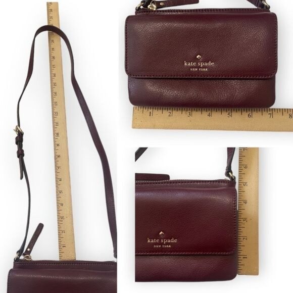 Kate Spade Greene Street Karlee Crossbody bag, Cherry Wood - Picture 11 of 11